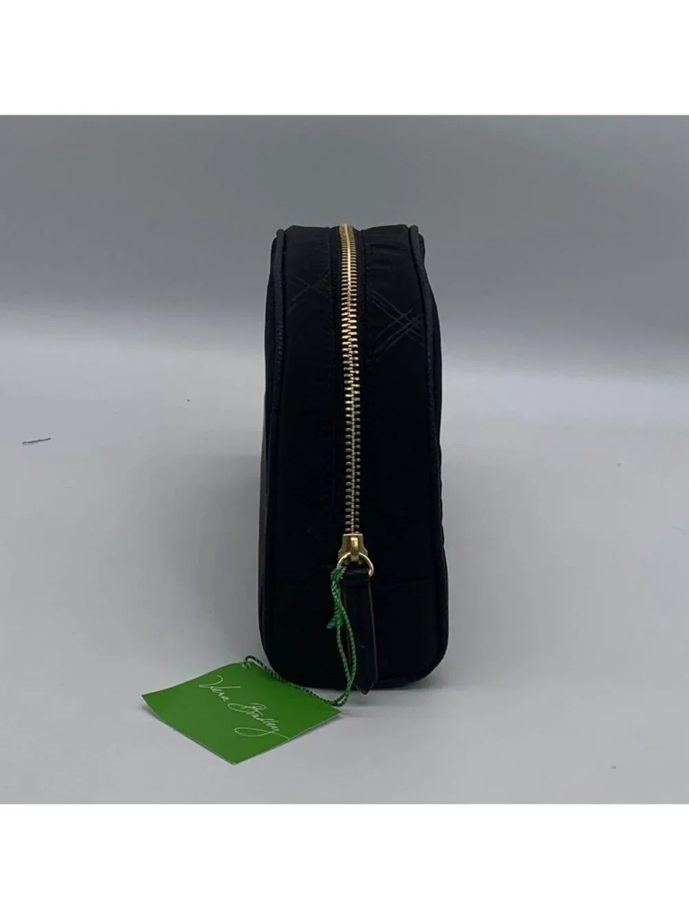 Vera Bradley Preppy Poly Black Cosmetic Bag